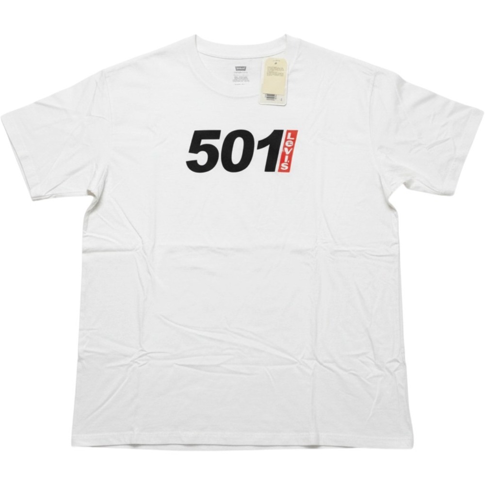 Levis 501 150th Anniversary Graphic T-Shirt White Vintage Fit XXL NWT
